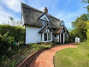 Image of A beautiful thatched cottage situated in the market town of Stowmarket.