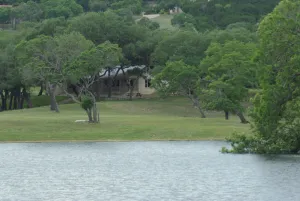 Image of Beautiful house on 10 acre private lake stocked with bass, 4.5 miles from Boerne