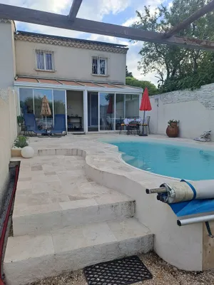 Image of Pretty little house near Avignon FOR 2 PEOPLE with private pool