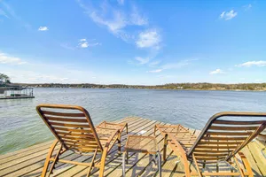 Image of Grove Lake House with Boat Dock and Outdoor Spots!