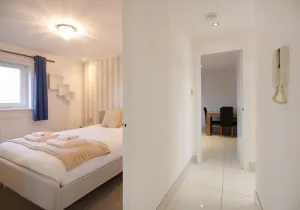 Image of Modern two-bedroom apartment with excellent transport links to the city centre and beyond. Sleeps 4.