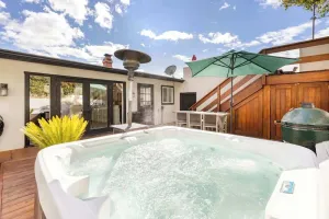 Image of Ocean View Hillside Home with Rooftop Deck, Spa, and Peloton- Ventura Hills Retreat