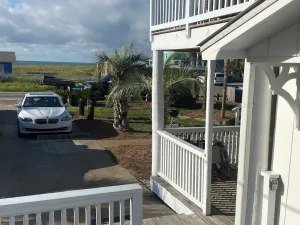 Image of Adorable Beach Cottage. Full size swimming pool.