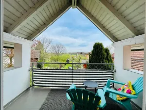 Image of Sunny vacation apartment with balcony near Augsburg