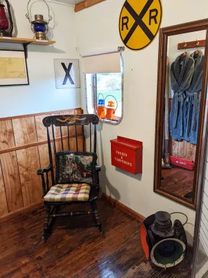 Image of Steampunk Train at Olympic Railway Inn - Pet Friendly