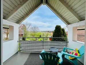 Image of Sunny vacation apartment with balcony near Augsburg