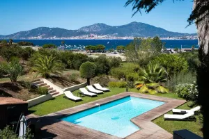 Image of Porticcio center: sea view, private heated pool