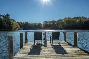 Image of Waterfront House with Private Dock and Fishing