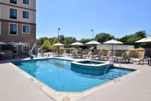 Image of 15 Minutes from Six Flags! | Studio with Roll-in Shower + Outdoor Pool and Hot Tub