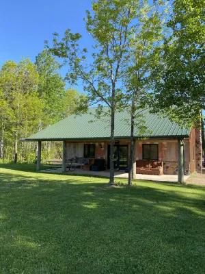 Image of Rustic cabin in the woods