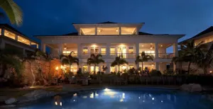 Image of Beautiful Poolside Villa Open Layout With Pool Fitness and Beach Access