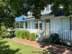 Image of Farmhouse with Hot Tub, charming gardens, serenity,  2 blocks to Main Street!