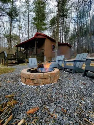 Image of Almost Heaven Hideaway secluded 18+ acre creek, firepit, hiking, near ATV trails