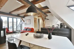 Image of Stylish holiday apartment in the heart of the old town with loggia, fireplace etc.