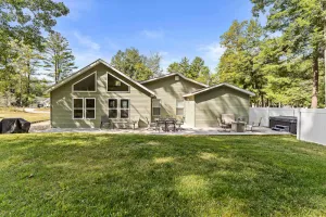 Image of Dual Lakefront Home with Big Yard Hot Tub and Fire Pit