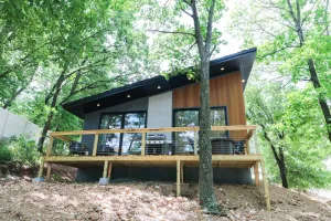 Image of Lakeside Modern Luxury Cabin with Lake View