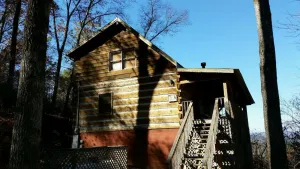 Image of Cabin with beautiful view, on 'Peaceful Side of the Smokies'