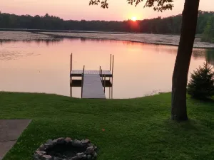 Image of Enjoy Our Cabin And Sunsets, On Peaceful , Non-Motorized  Lulu Lake