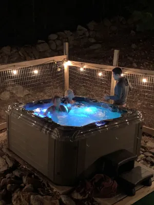 Image of Dog Daze 3– Hot Tub, Fire Pit & Grill – 16 m concerts ~Fenced Yard 4 Pups!