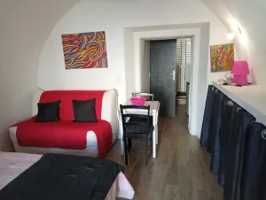 Image of Magnificent Studio located 250 meters from the sea, garden level, air-conditioned.