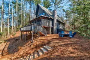 Image of Before The Bend River Cabin
