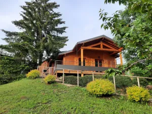 Image of Cozy chalet Haut-Jura - Swimming pool on the estate - Terrace with open view