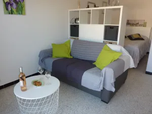 Image of Studio with large balcony - sea view