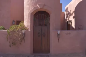 Image of Casita, with views of Volcanoes, and the Sandia Mountains.