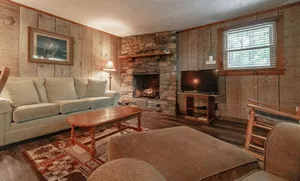 Image of Cozy Cabin #19 - Sleeps 4 - Full kitchen + fireplace - between Boone & Blowing Rock NC