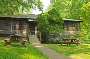 Image of Large SECLUDED RIVERFRONT Cabin with PRIVATE access to CANOE\/KAYAK Blue River