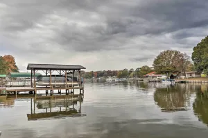 Image of Lakefront Retreat with Dock, Fishing and Fire Pit!
