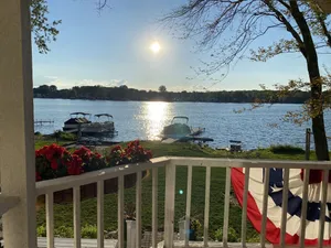 Image of Lakefront Retreat Made Easy with Hot Tub, Lake Toys, Yard Games and Essentials