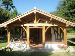 Image of In the heart of the Landes forest, traditional half-timbered gîte, 4pers.