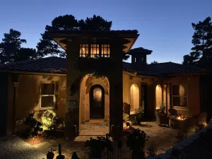 Image of New 2,638 sf custom built Tuscan Style home in Pebble Beach.