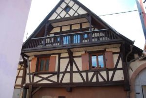 Image of Beautiful half-timbered house from 1602