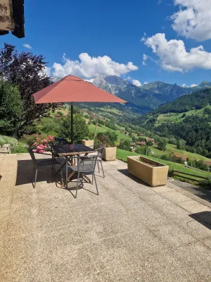 Image of Cosy T1 with magical view of the Aravis mountains
