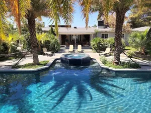 Image of 🌴 Escape in a private pool, jacuzzi, bbq, koi pond, garden, best outdoor area!