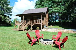 Image of Cabin Near River,WIFI,Fire Pit,Small Dog Friendly,Smart TV's