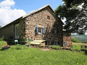 Image of Charming Thatched Roof Cottage with Fireplace, Terrace, and Nature Activities Nearby