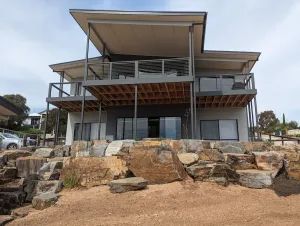 Image of Two storey modern beach house with stunning views