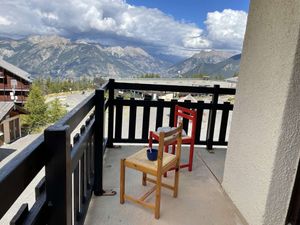 Image of Studio confortable avec balcon près des pistes, 4 couchages - Risoul 1850 - FR-1-330-496