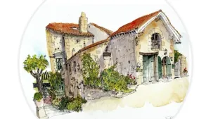 Image of Bellevue de la Rive Gauche sublime avec du vin
