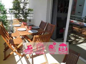Image of Appartement 2P avec piscine, proche plage et commerces, parking inclus - Sète - FR-1-338-5