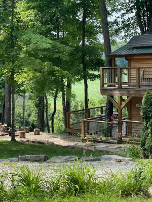 Image of The Treehouse: Unique \"Off the Grid\" Cabin on the Lost River with stunning views