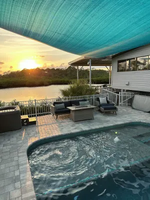 Image of Waterfront Guest house-Pool- Hot tub