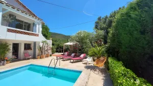 Image of Villa with private pool . Seaside and countryside. Beach 10 min walk.