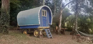 Image of Stunning countryside bow top wagon