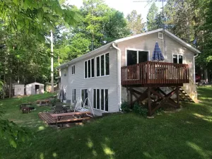 Image of Waterfront Lake House , Crane Lake,  Pickerel WI. See our video!