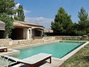 Image of Charming stone cottage -air conditioner. Shared pool with 2 houses 10x5 m