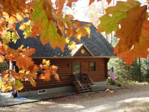 Image of Log Home in Forest Setting, with Lake Privileges @  Mountain Lakes Community